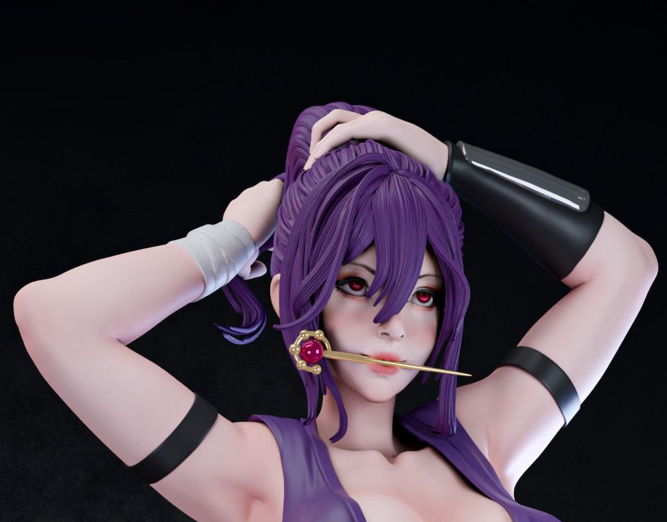Yuzuriha Statue | Hell's Paradise Fan Art by Nympha3D SFW,NSFW 3d printed statue,Yuzuriha statue,3d printed figure,3d printed,Hell's Paradise statue,nsfw statue