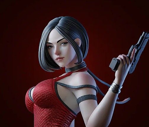 Ada Wong v2 Statue | Resident Evil Fan Art by E.S Monster SFW,NSFW 3d printed,3d printed statue,Resident Evil Statue ,nsfw statue,Ada Wong statue