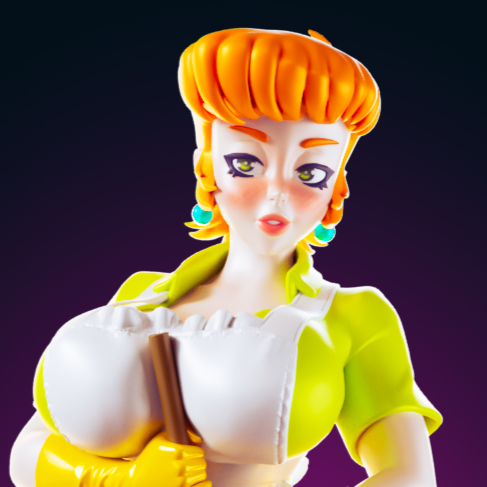 Dexter's Mom Ultra Thicc Statue | Dexter Lab Fan Art by Officer Rhu SFW,NSFW,Futa 3d printed statue,3d printed,nsfw statue,Dexter's Mom Statue,Dexter Lab Statue,futa statue