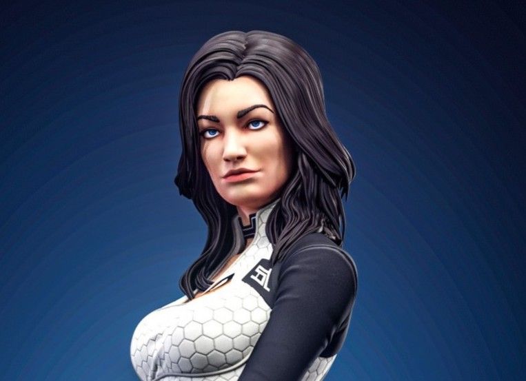 Miranda Statue | Mass Effect Fan Art by H3LLCREATOR SFW 3d printed statue,Mass Effect,3d printed,Miranda Statue,3d printed figure