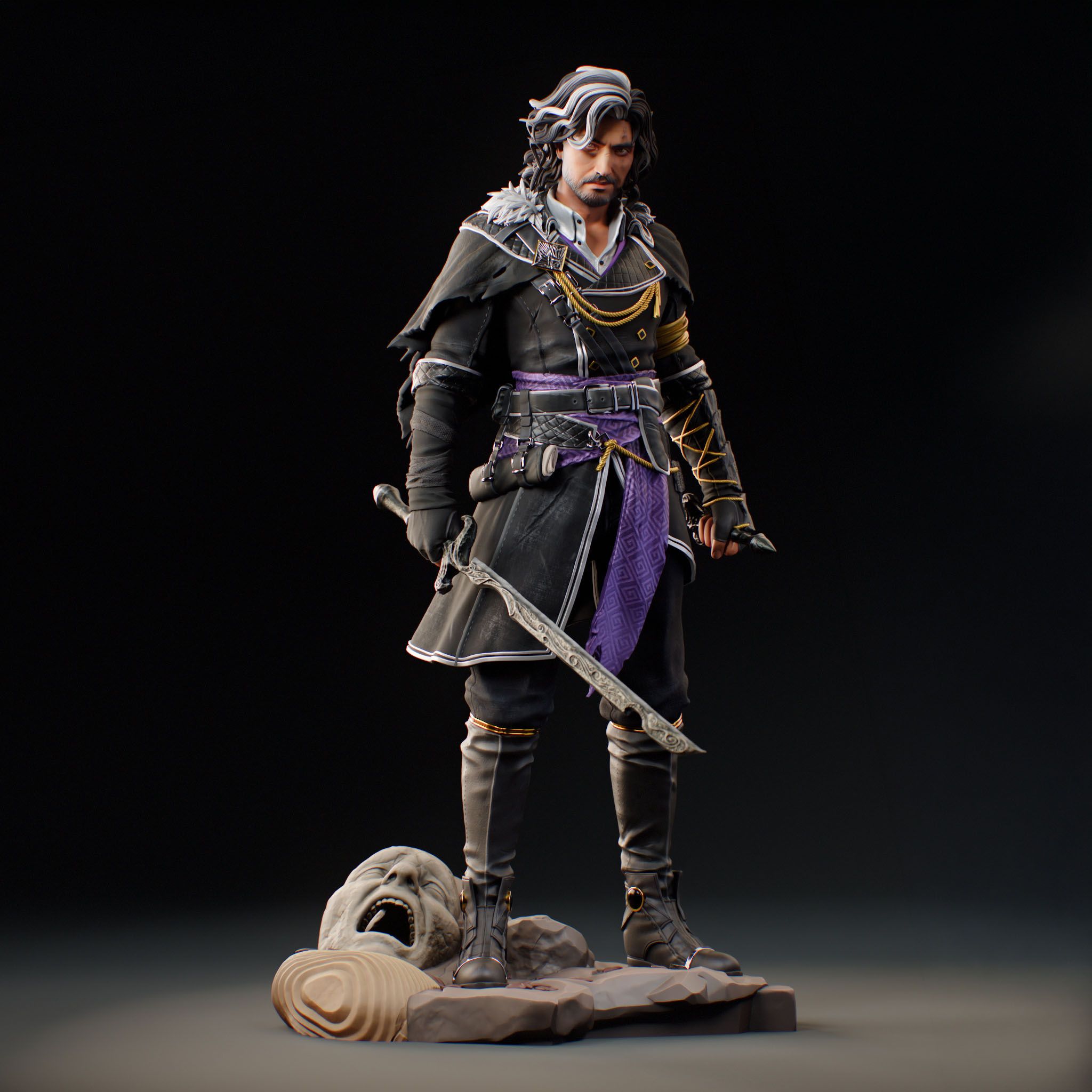 Verso Statue | Clair Obscur: Expedition 33 Fan Art by Bulkamancer SFW 3d printed statue,3d printed,Verso Statue,3d printed figure,Clair Obscur: Expedition 33 statue