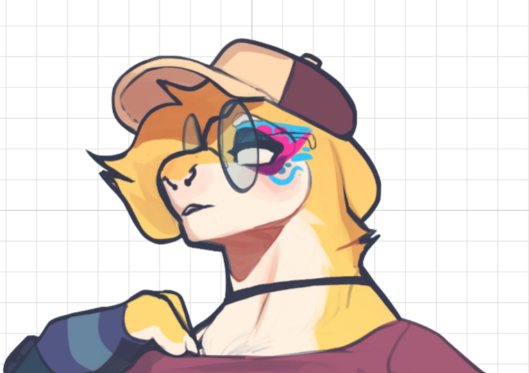 Pastel Furry Girl Sticker | Original Vinyl Sticker NSFW orca sticker,nsfw sticker,Pastel sticker,Furry Girl stickers