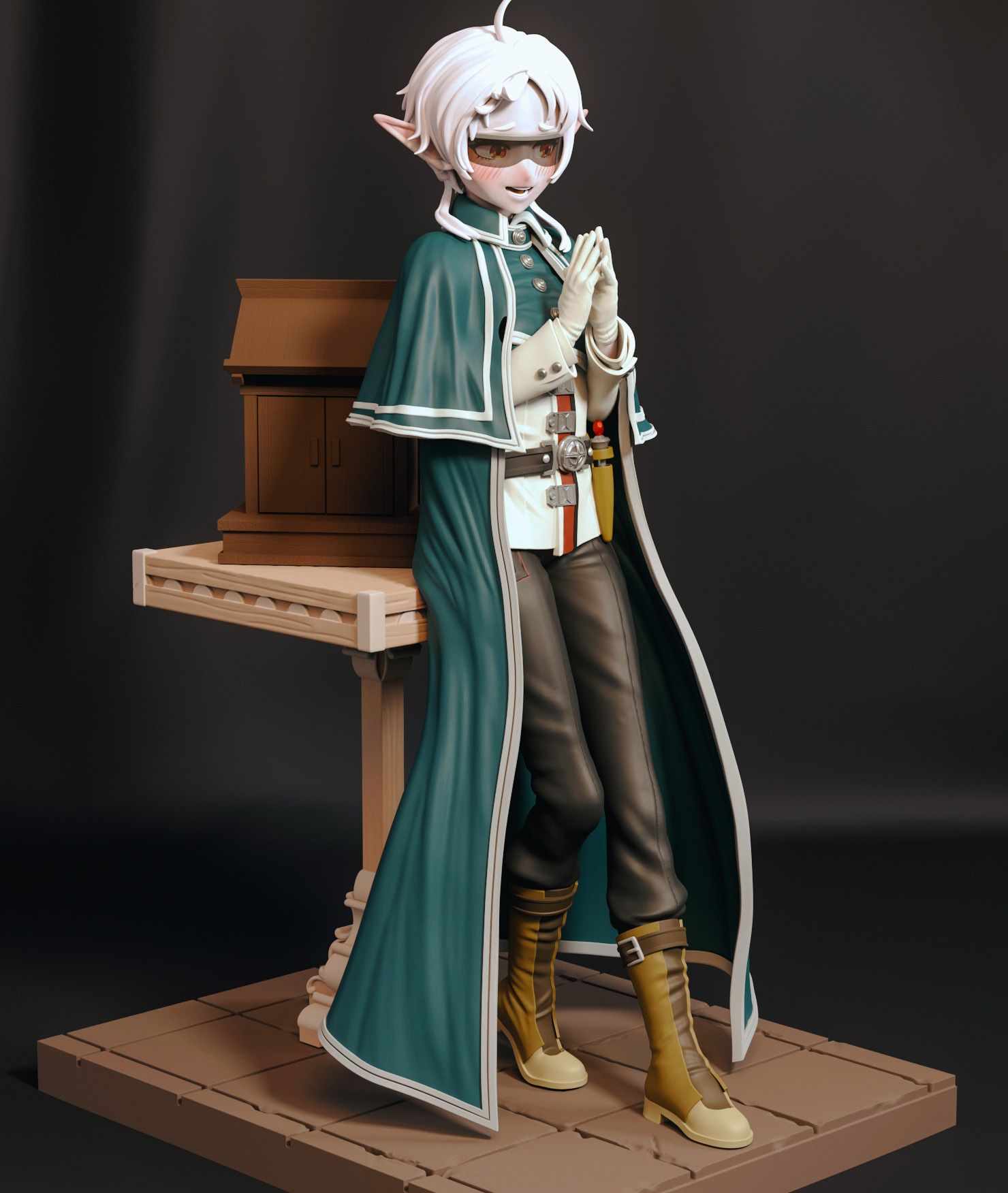 Sylphiette Statue | Mushoku Tensei Fan Art by Bulkamancer SFW 3d printed statue,3d printed,Sylphiette Statue,3d printed figure,Mushoku Tensei statue