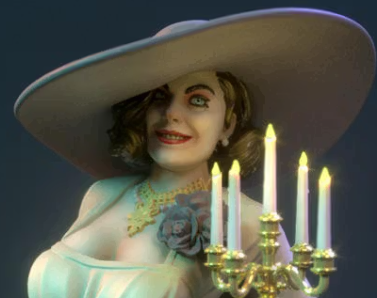 Lady Dimitrescu Statue | Resident Evil Fan Art by Torrida Minis SFW,NSFW 3d printed,3d printed statue,lady dimitrescu figure,lady dimitrescu statue,nsfw statue,Resident Evil