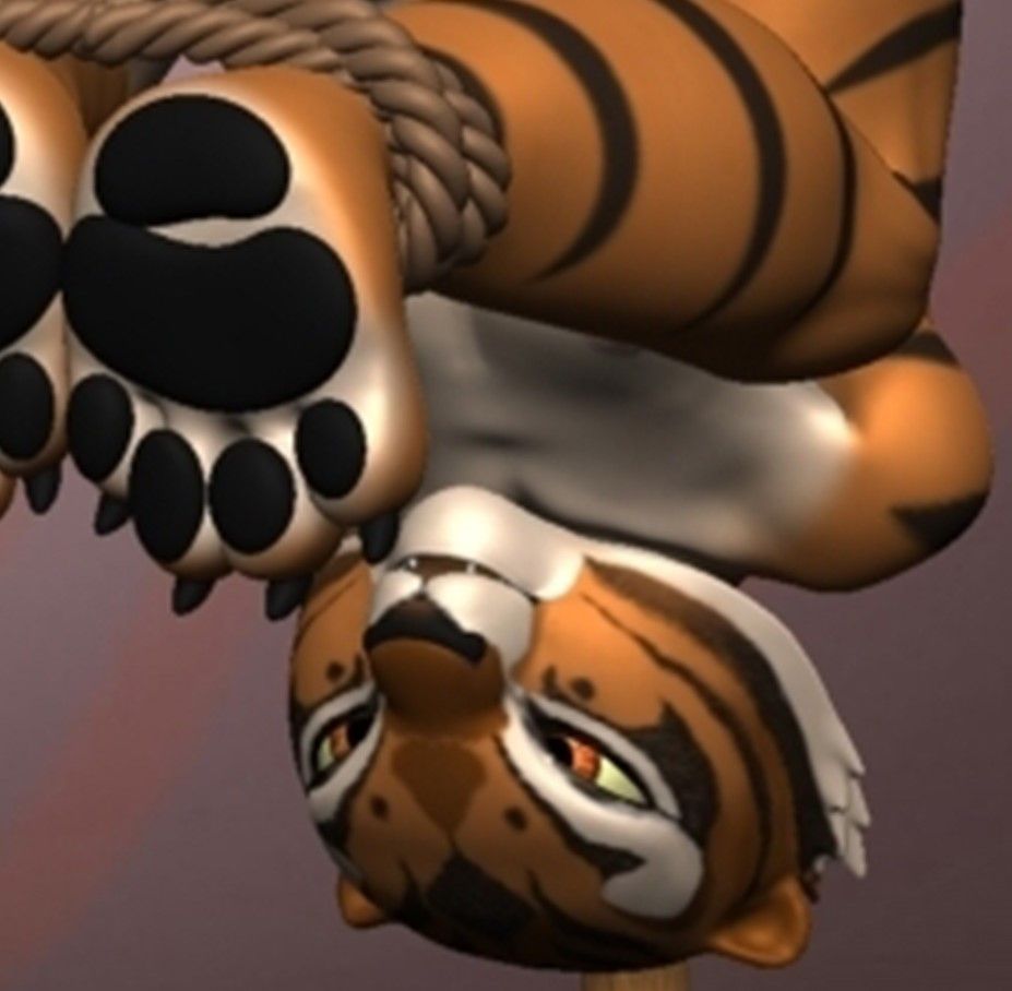 Tigress Tied Up Statue | Kung Fu Panda Fan Art by Gibly NSFW 3d printed statue,3d printed,Tigress Tied Up Statue,nsfw statue,3d printed figure,Kung Fu Panda Statue