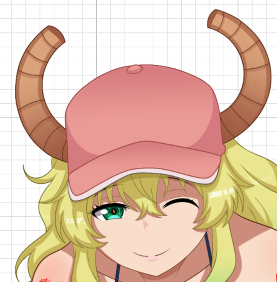 Lucoa Tattoo Sticker | The Maid Dragon Vinyl Sticker SFW,NSFW The Maid Dragon stickers,Lucoa sticker,nsfw sticker,sfw sticker