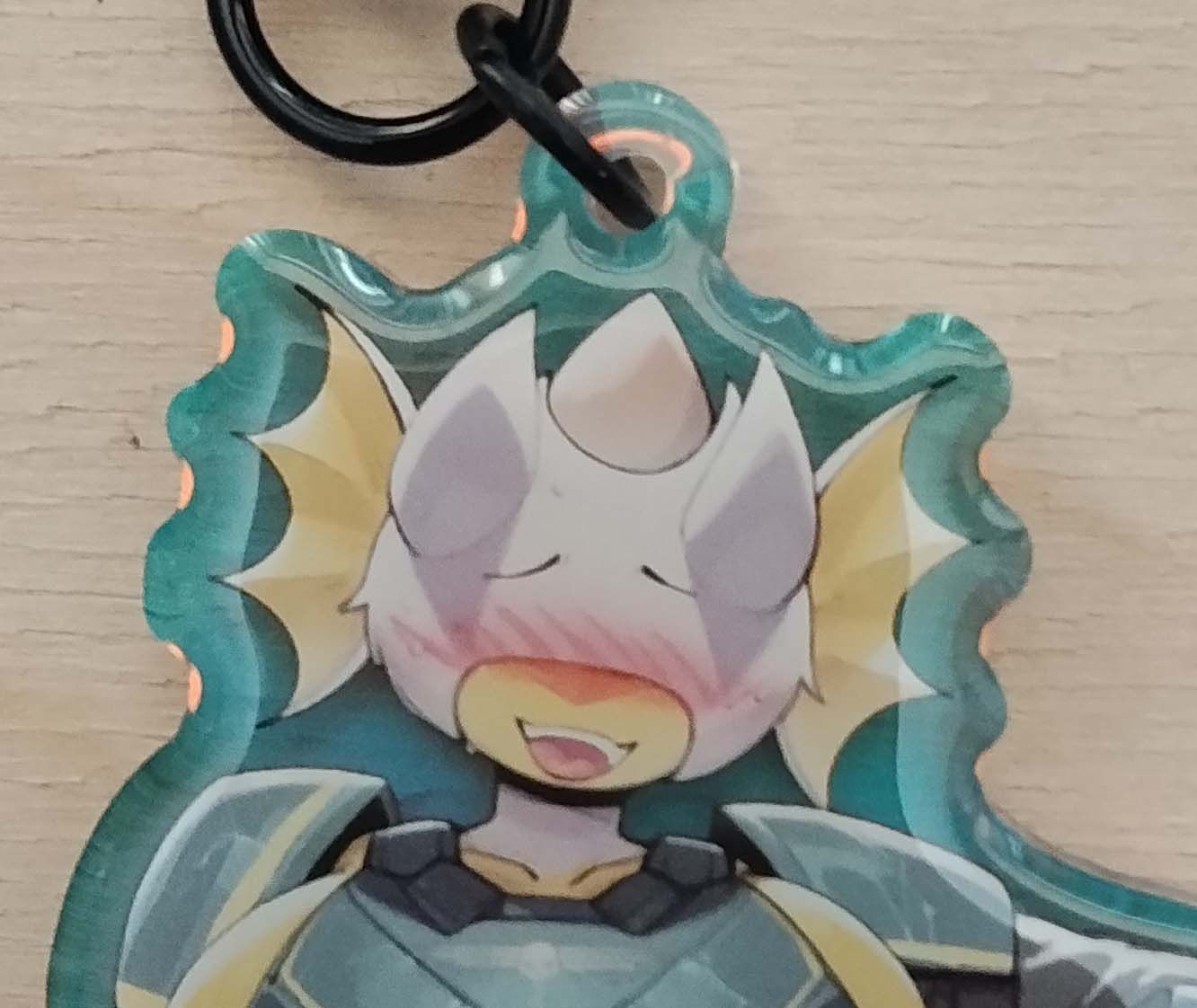 Hunter Chan Furry Girl Keychain | Tremors Acrylic Keychain NSFW Hunter Chan keychain,furry keychain,Tremors keychain,nsfw keychain