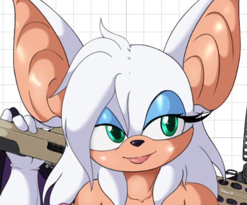 Rouge The Bat Sniper Rifle Furry Girl Sticker | Sonic the Hedgehog Vinyl Sticker NSFW sonic sticker,Rouge the bat sticker,Furry Girl stickers,Rouge sticker,nsfw sticker