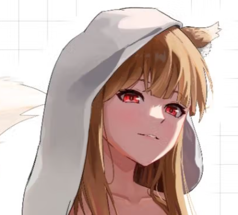 Holo SFW Sticker | Spice and Wolf Vinyl Sticker SFW furry sticker,Holo sticker,spice and wolf ,sfw sticker,stickers