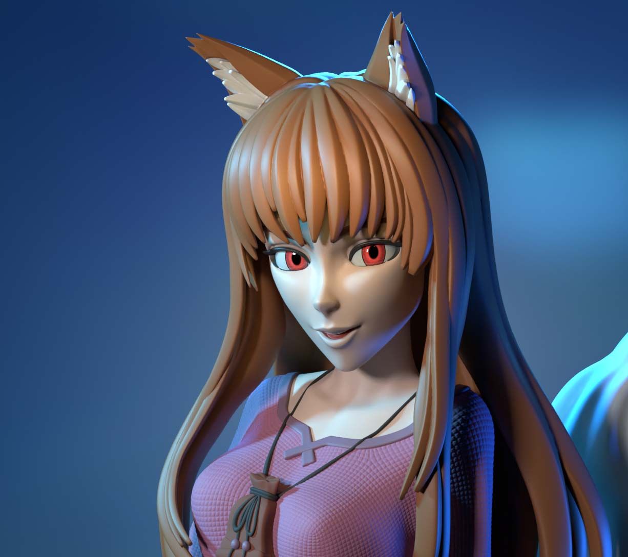 Holo Statue | Spice and Wolf Fan Art by FunserviceSTL SFW,NSFW,Futa 3d printed statue,nsfw statue,Holo statue,Spice and Wolf Statue,3d printed figure,3d printed,futa statue,futa figurines,futanari figurines,futanari statue