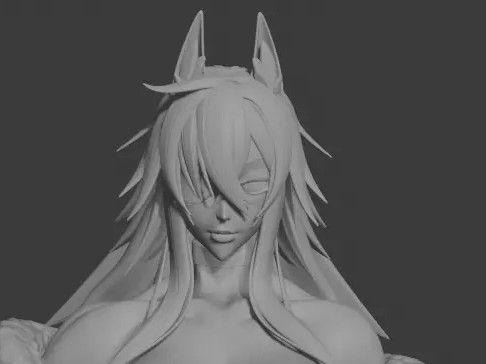 Ghislaine Statue | Mushoku Tensei Fan Art by Rushzilla SFW null