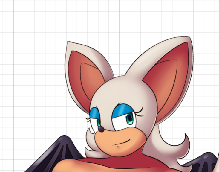 Rouge the bat v2 Furry Girl Sticker | Sonic Vinyl Sticker SFW,NSFW sonic sticker,sfw sticker,Rouge the bat sticker,Furry Girl stickers,Rouge sticker