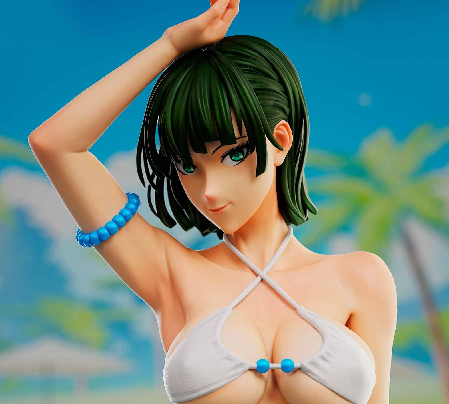 Fubuki Bikini Statue | One-Punch Man Fan Art by Tenshi Figures SFW 3d printed statue,Fubuki Statue,3d printed,One-Punch Man Statue,3d printed figure