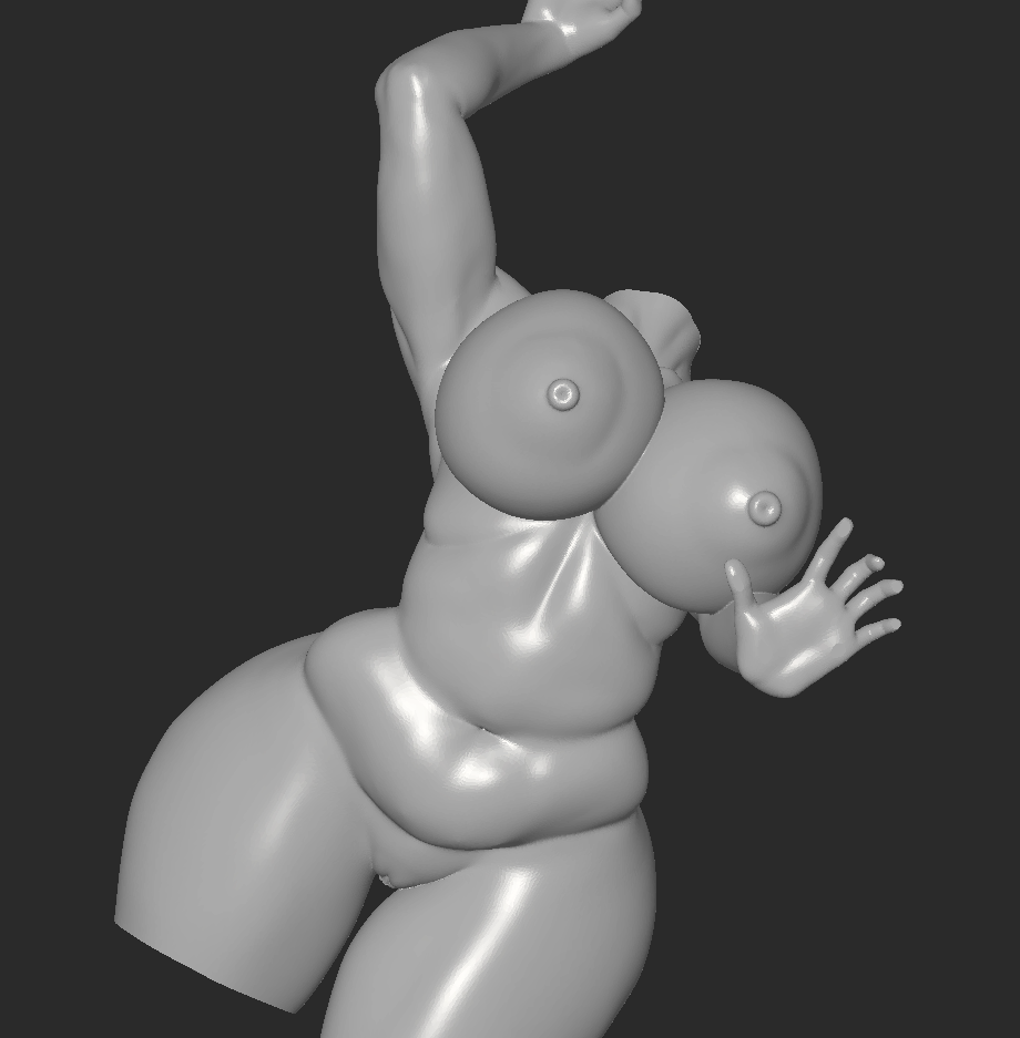 Sadako Yamamura Ultra Thicc Statue | The Ring Fan Art by Officer Rhu SFW,NSFW,Futa 3d printed,Sadako Yamamura statue,The Ring statue,furry statue,3d printed figure