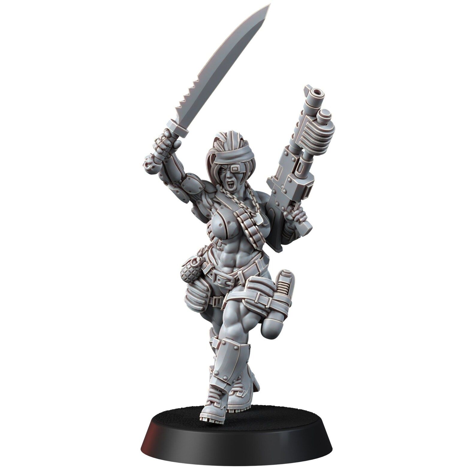 Jungle Fighters Mega Pack Miniature | 40k Fan Art by Across the Realms SFW 3d printed miniature,3d printed,miniature,sfw miniature,warhammer 40k,40k miniature,Jungle Fighters,Grimdark