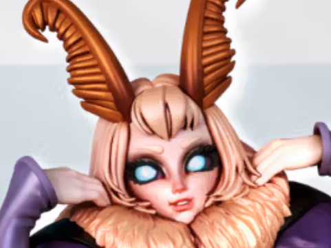 Mothara Kaiju Girl Miniature | DnD Fan Art by Gaz Minis SFW,NSFW 3d printed,miniature,dnd miniature,Mothara Kaiju Girl,3d printed miniature,nsfw miniature