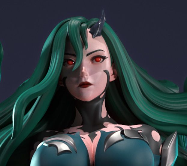 Querehsha Statue | Solo Leveling Fan Art by CW Studios SFW,NSFW 3d printed statue,Querehsha statue,3d printed,Solo Leveling Statue,3d printed figure,nsfw statue