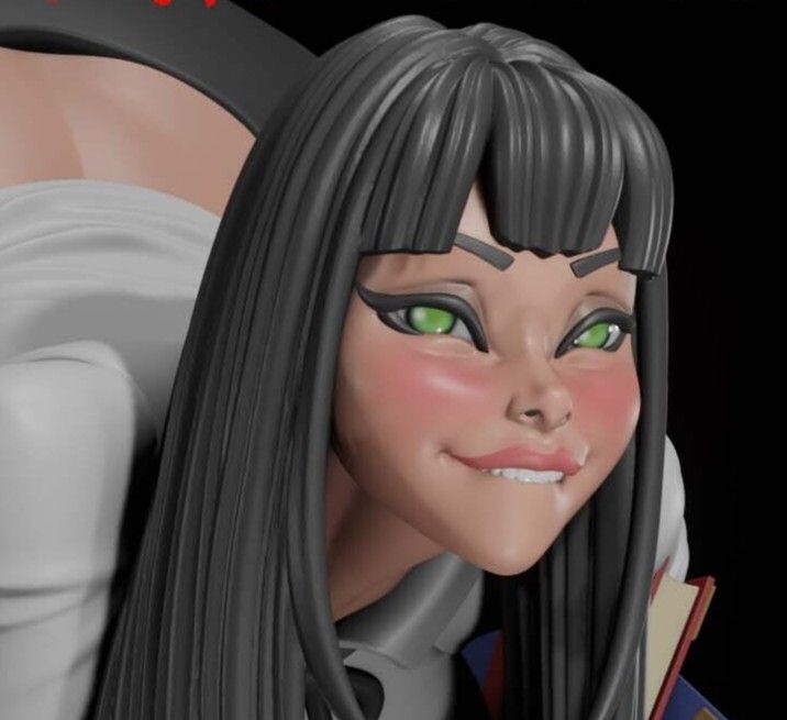 Office Girl Statue | Original Art by Digital Dark SFW,NSFW,Futa 3d printed statue,3d printed,nsfw statue,futa statue,3d printed figure,Office Girl Statue