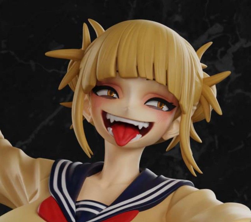 Toga Himiko Statue | My Hero Academia Fan Art by PolyBitsArt SFW,NSFW 3d printed statue,3d printed,My Hero Academia statue,nsfw statue,3d printed figure,Toga Himiko Statue