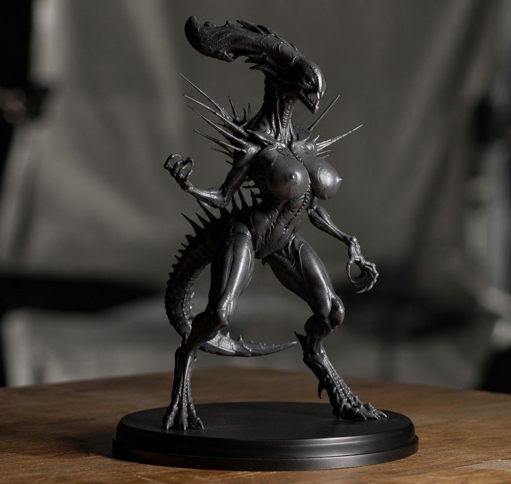 Xenomorph Statue | Alien Fan Art by Gibly SFW,NSFW 3d printed statue,3d printed,Xenomorph Statue,nsfw statue,3d printed figure,Alien Statue