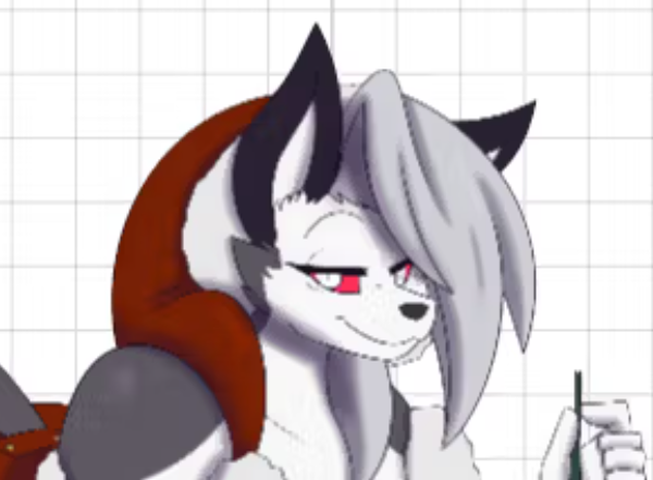 Loona Christmas Sticker | Helluva Boss Vinyl Sticker SFW furry sticker,Helluva Boss sticker,sfw sticker,Loona Christmas ,Helluva Boss sticker,loona sfw