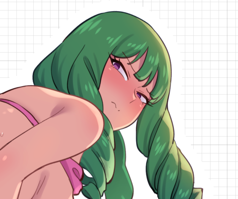 Greena Futa Sticker | Original Vinyl Sticker NSFW,Futa futanari sticker,futa sticker,nsfw sticker,stickers,greena sticker