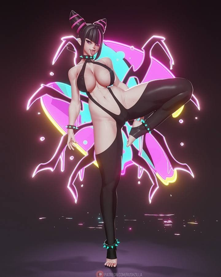 Juri Statue | Street Fighter Fan Art by Rushzilla SFW 3d printed statue,3d printed,Juri Han,Street Fighter,3d printed figure