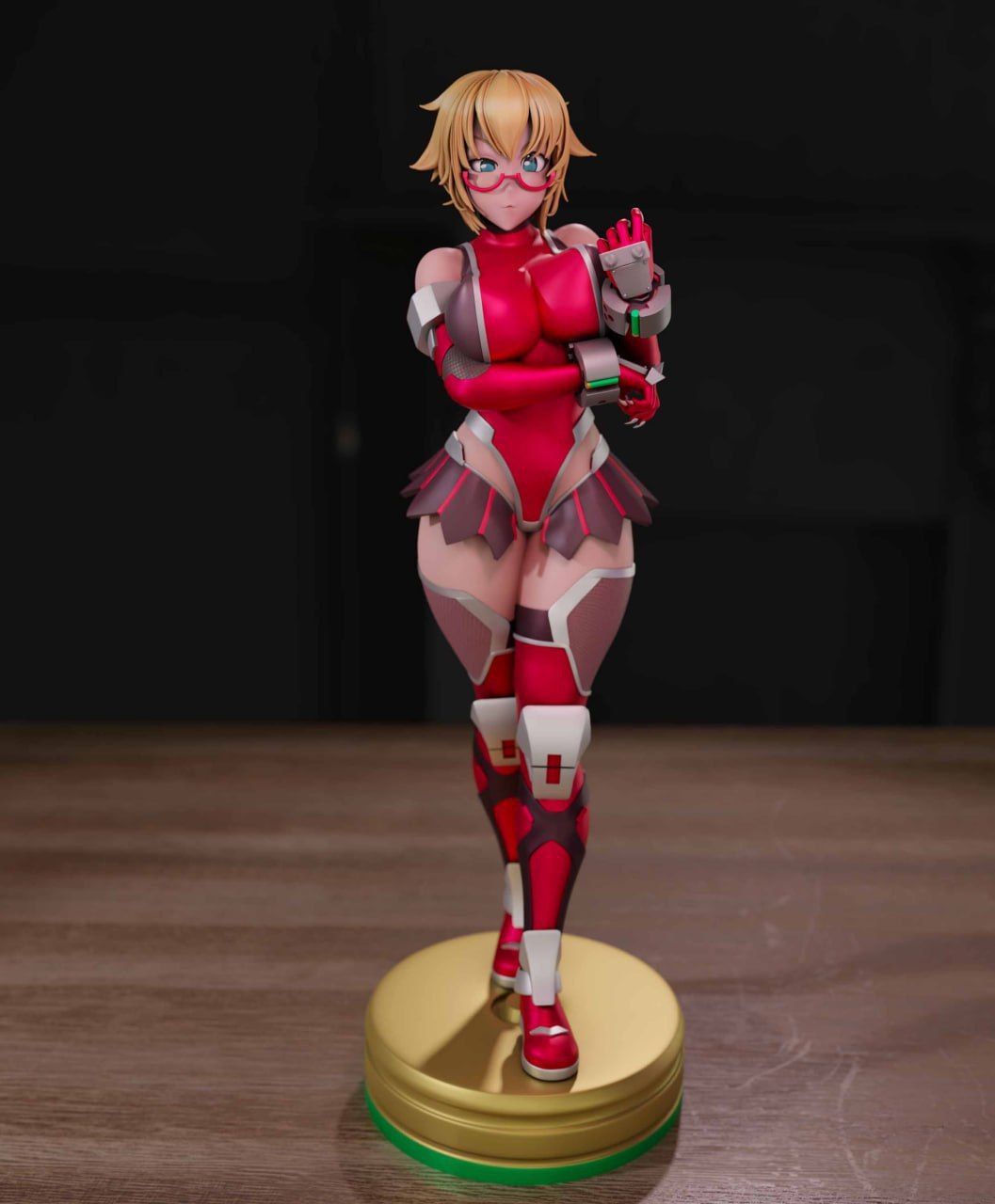Mari Shinohara Statue | Mahou Kaiju Fan Art by Momoji3d SFW,NSFW 3d printed,3d printed statue,nsfw statue,Mari Shinohara statue,Mahou Kaiju statue
