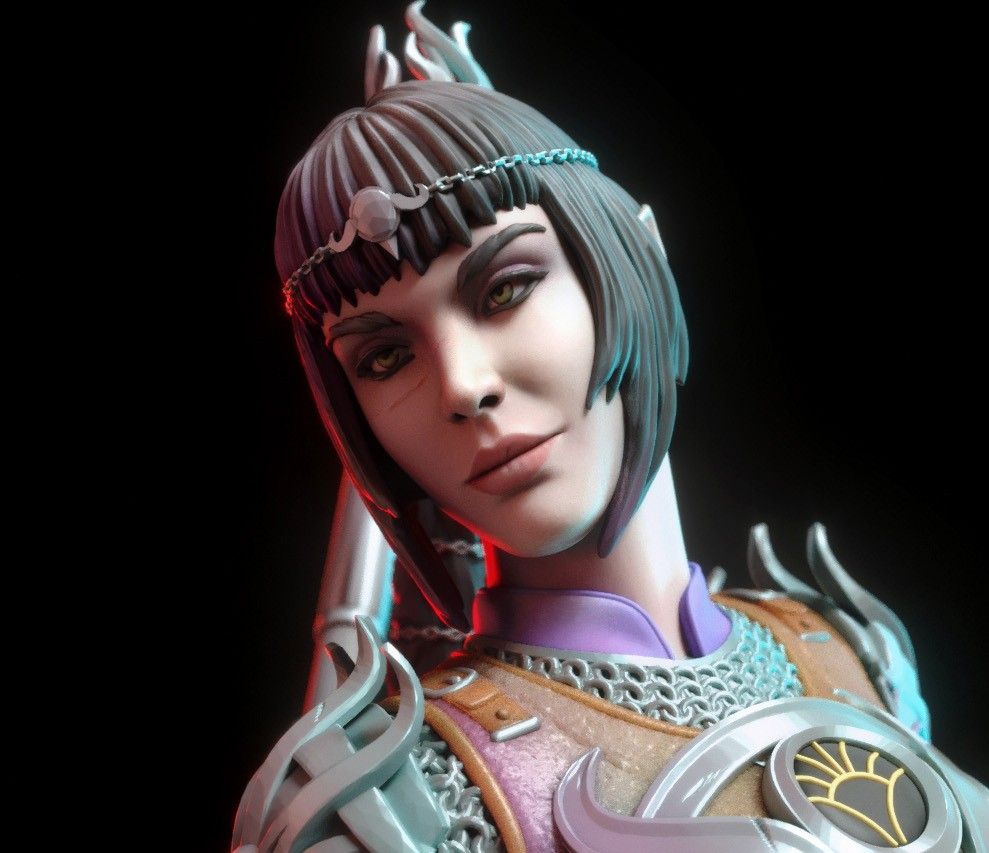 Shadowheart Statue | Baldur's Gate 3 Fan Art by TorridaMinis SFW,NSFW,Futa 3d printed,3d printed statue,nsfw statue,3d printed figure,Baldur's Gate Statue,Shadowheart Statue,futa figurines,futanari figurines,futanari statue,futa statue