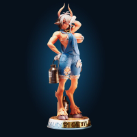 Estatua Cathyl | Monster Musume Fan art por Officer Rhu SFW,NSFW,Futa 3d printed statue,3d printed,nsfw statue,furry statue,futa statue,Cathyl Statue,Monster Musume Statue,futa figurines,futanari figurines,futanari statue