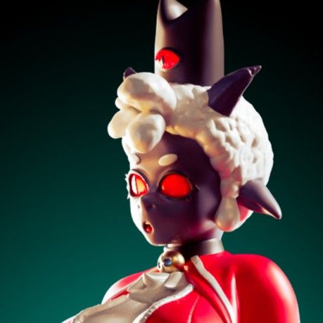 Christmas Lamb Thick Statue | Cults of the Lambs Fan Art by Officer Rhu SFW,NSFW,Futa 3d printed statue,3d printed,nsfw statue,Christmas Lamb Statue,Cults of the Lambs Statue,futa statue