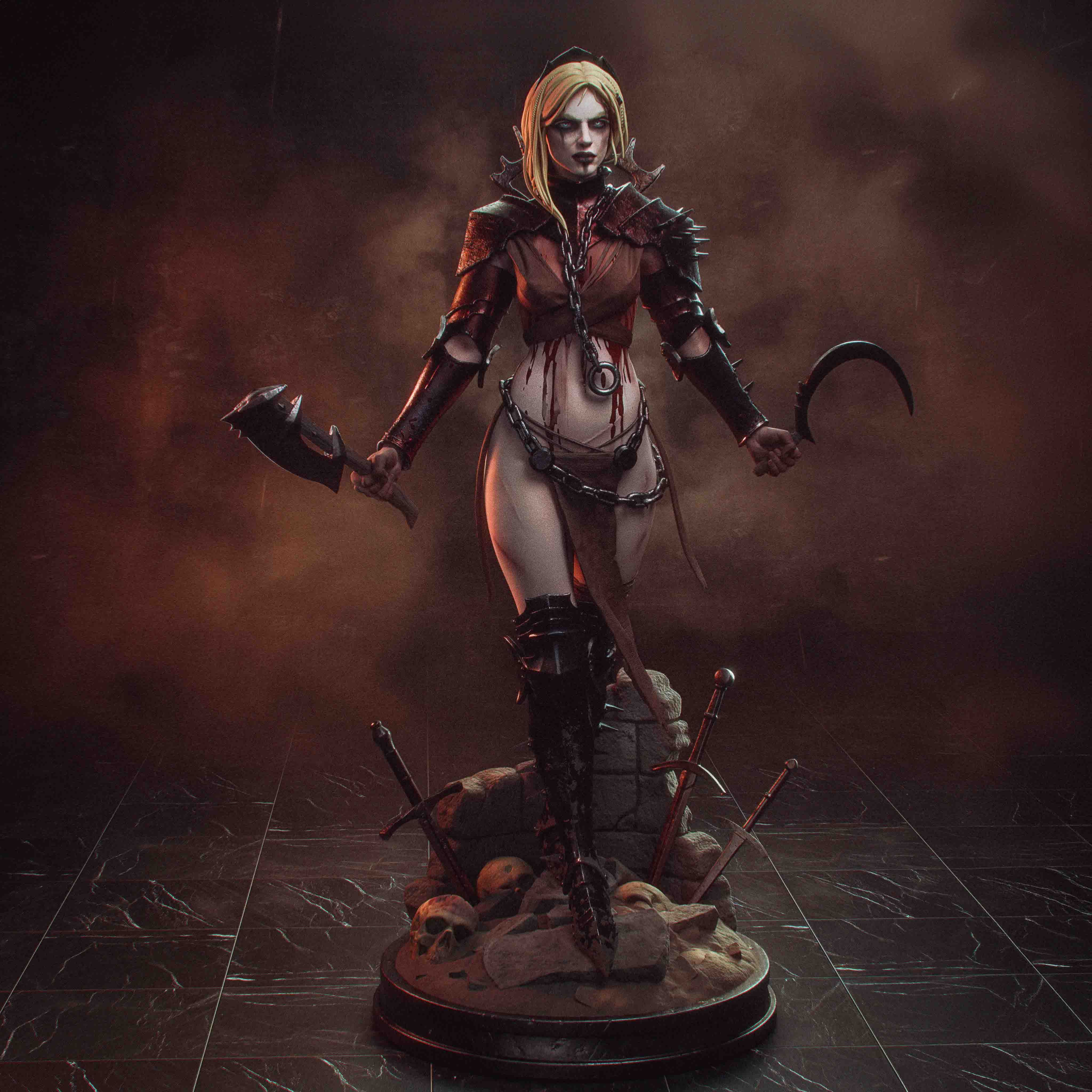 Clang Statue | DnD Fan Art by Bulkamancer SFW 3d printed statue,3d printed,Clang Statue,3d printed figure,dnd statue