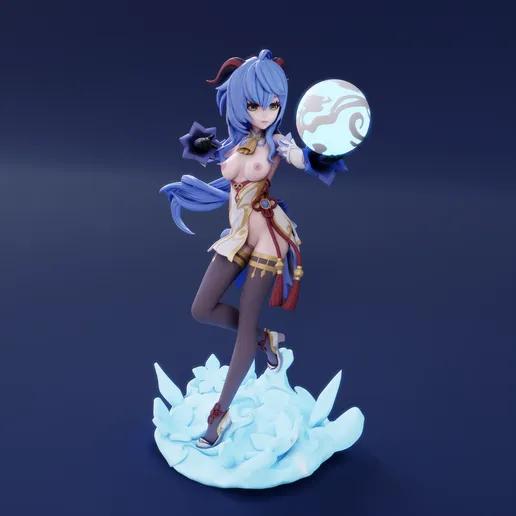 Ganyu Statue | Genshin Impact Fan Art by FunserviceSTL SFW,NSFW 3d printed statue,nsfw statue,Ganyu statue,Genshin Impact,3d printed figure,3d printed