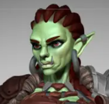 Orc Barbarian Female Miniature | DnD Fan Art by Gaz Minis SFW,NSFW 3d printed,miniature,dnd miniature,nsfw miniature,Orc Barbarian Female,3d printed miniature