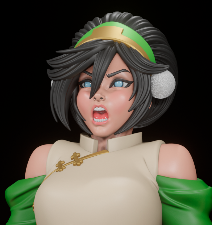 Toph Beifong older Statue | Avatar Last Airbender Fan Art by Digital Dark SFW,NSFW,Futa 3d printed statue,3d printed,nsfw statue,3d printed figure,futa statue,Toph Beifong Statue,Avatar Last Airbender
