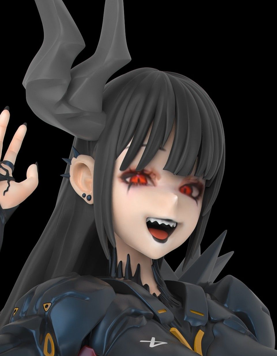 Behemoth Statue | NIKKE Fan Art by Sin3Dstudio  SFW 3d printed statue,Behemoth statue,NIKKE,3d printed figure,3d printed