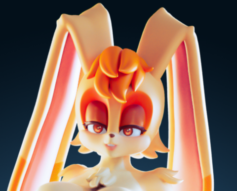 Vanilla The Rabbit Statue | Sonic the Hedgehog Fanart von Officer Rhu SFW,NSFW,Futa 3d printed statue,3d printed,3d printed figure,Vanilla The Rabbit Statue,Sonic the Hedgehog Statue,futa statue,nsfw statue