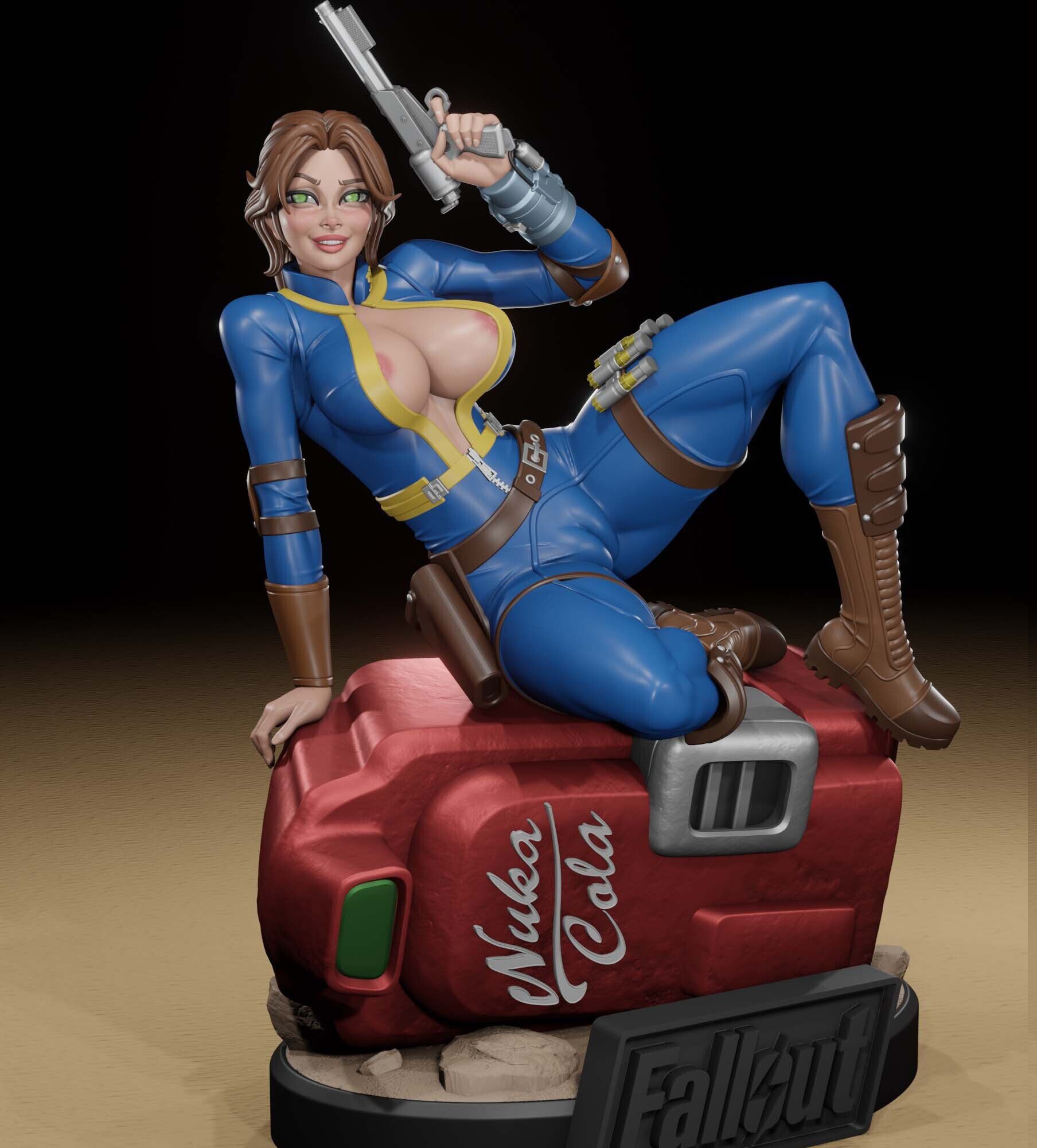 Figura Lucy | Fallout fanart autorstwa Digital Dark SFW,NSFW,Futa 3d printed statue,3d printed,nsfw statue,futa statue,futa figurines,futanari figurines,futanari statue,3d printed figure,Lucy Statue,Fallout statue