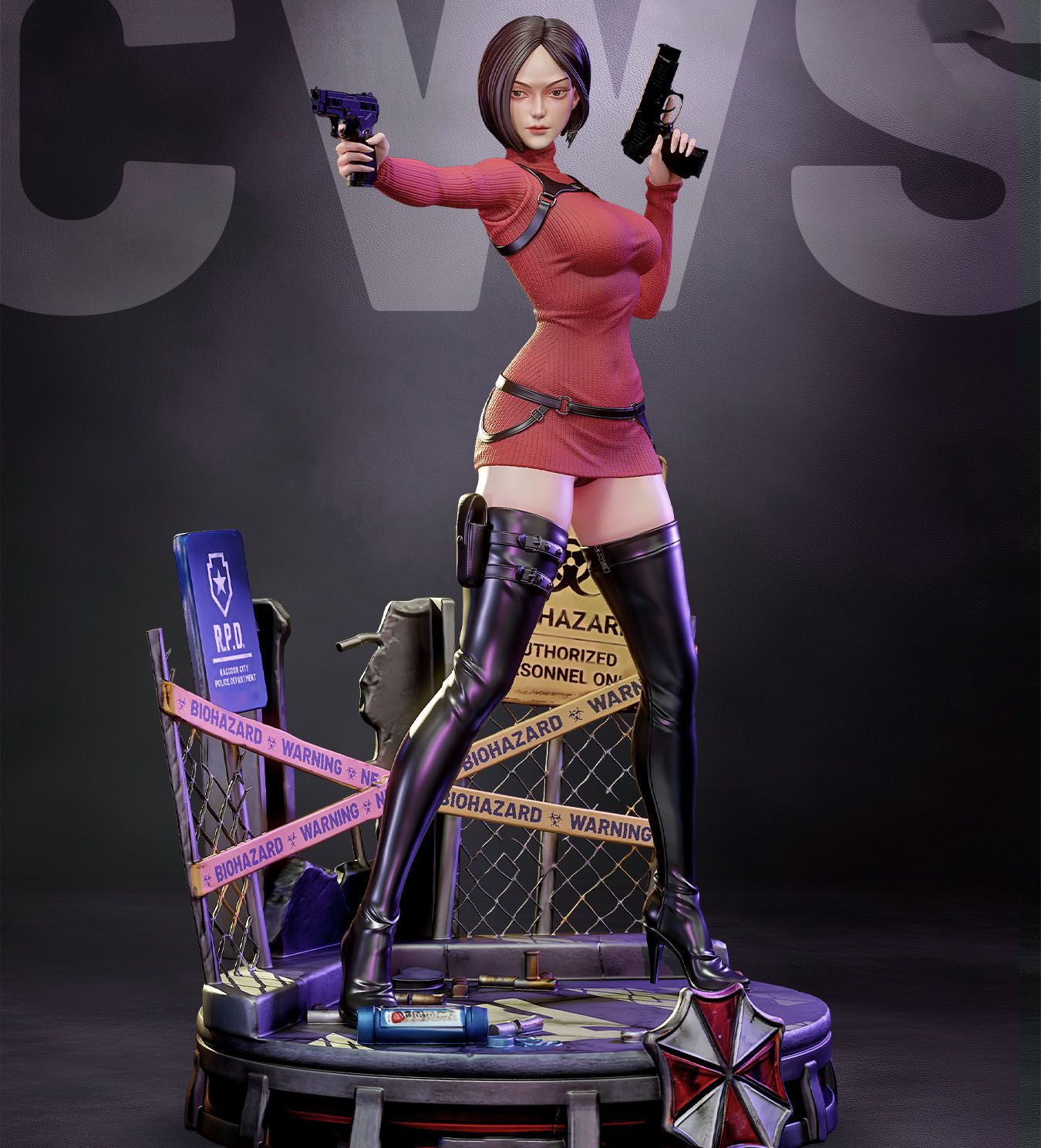 Ada Wong Statue | Resident Evil Fan Art by CW Studios SFW,NSFW 3d printed statue,Resident Evil statue,3d printed,Ada Wong Statue,3d printed figure,nsfw statue