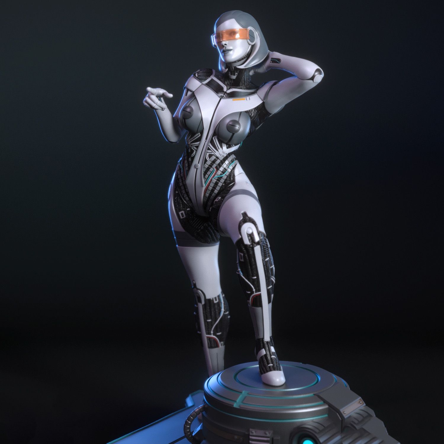 Edi Statue | Mass Effect Fanart von TorridaMinis SFW,NSFW,Futa 3d printed,3d printed statue,nsfw statue,3d printed figure,Edi Statue,Mass Effect Statue,futa figurines,futanari figurines,futanari statue,futa statue