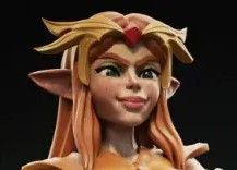 Dominatrix Druid Kiilith Miniature | DnD Fan Art by Jigglystix SFW 3d printed,miniature,dnd miniature,Dominatrix Druid Kiilith,3d printed miniature