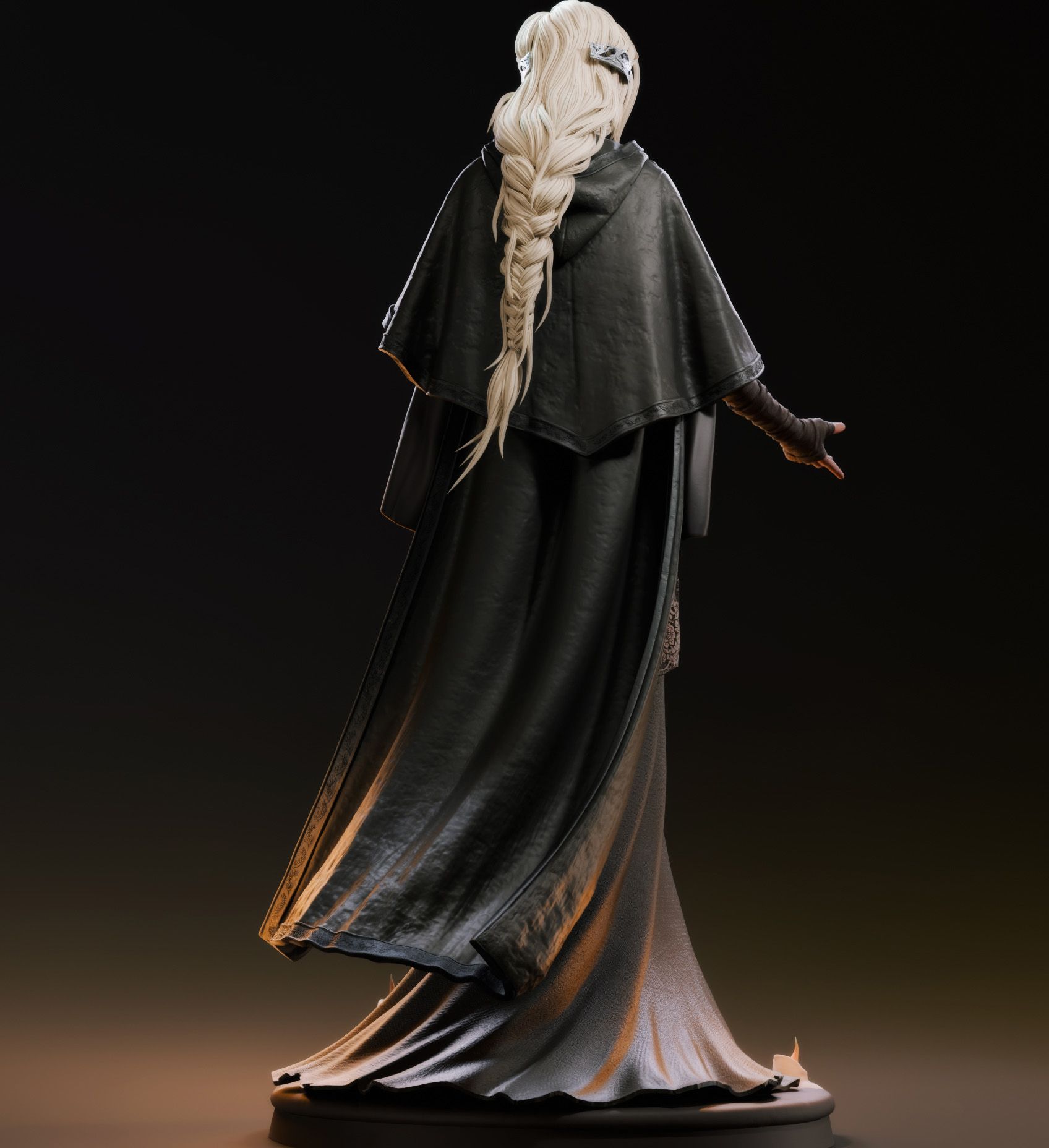 Fire Keeper Statue | Dark Souls Fan Art by Bulkamancer SFW 3d printed statue,3d printed,Fire Keeper Statue,3d printed figure,Dark Souls statue