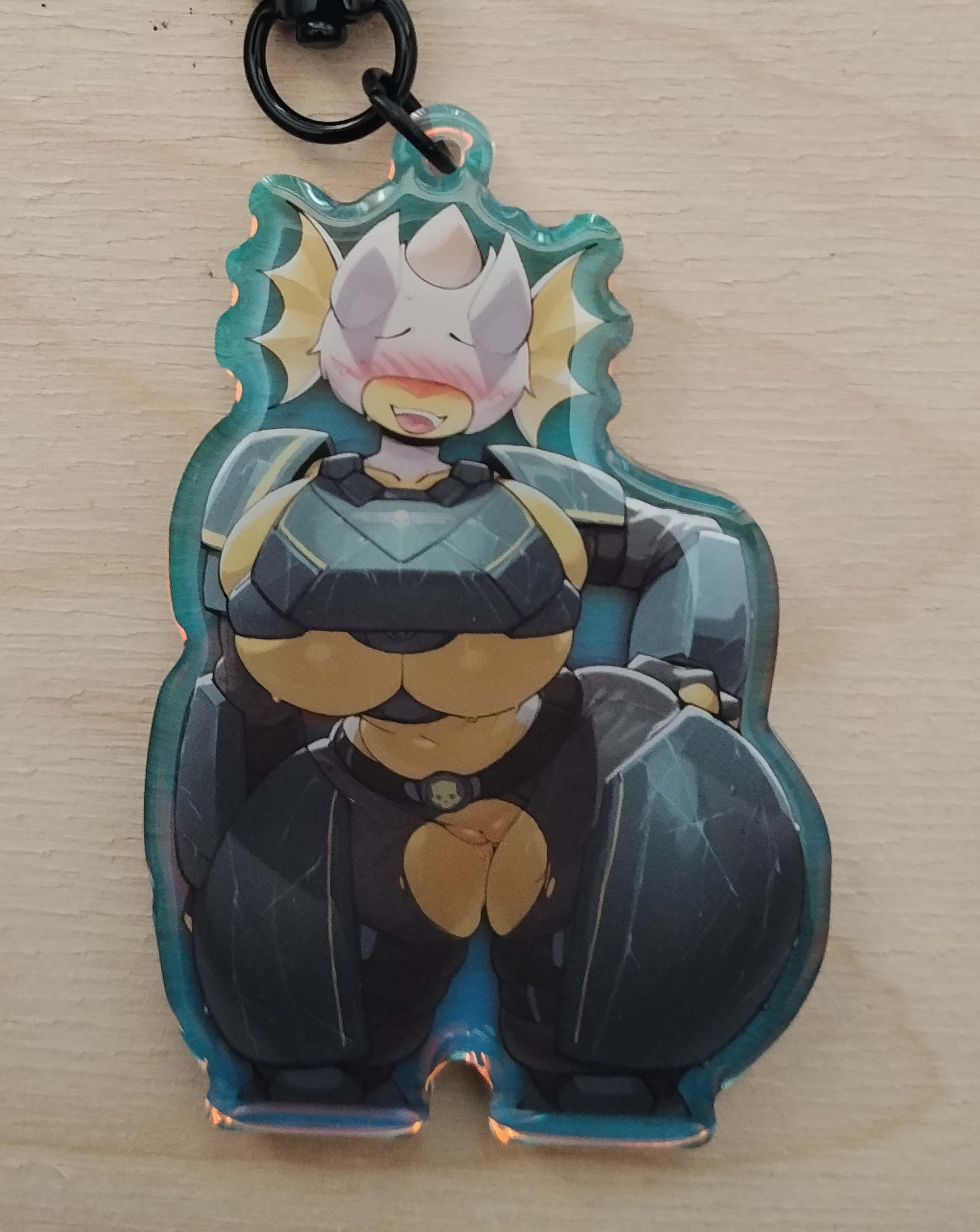 Hunter Chan Furry Girl Keychain | Tremors Acrylic Keychain NSFW Hunter Chan keychain,furry keychain,Tremors keychain,nsfw keychain