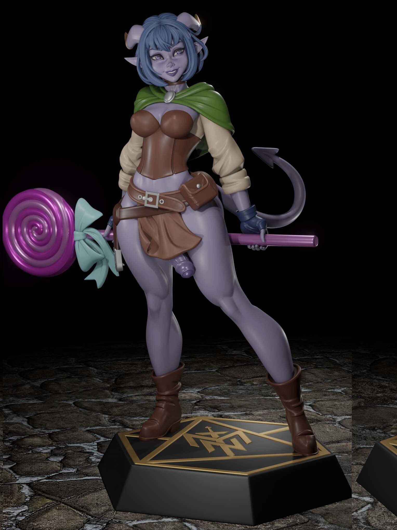 Jester Lavorre Statue | DnD Fanart von Digital Dark SFW,NSFW,Futa 3d printed statue,3d printed,nsfw statue,futa statue,futa figurines,futanari figurines,futanari statue,3d printed figure,Jester Lavorre Statue,dnd statue