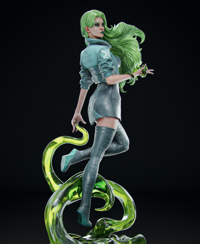Polaris Hellfire Gala Statue | Marvel Fan Art by Abe3D SFW 3d printed statue,sfw statue,Polaris Hellfire Gala Statue,3d printed figure,3d printed,marvel statue