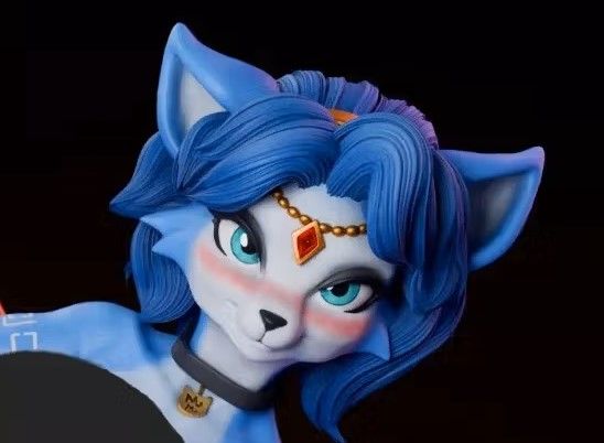 Krystal Fox Statue |  Star Fox Fan Art by mowmaw NSFW,Futa null