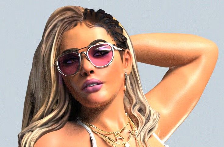 Lucia Statue | GTA 6 Fan Art by Pop Totem SFW null