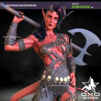 Figura Karlach | Baldur's Gate 3 Fanart autorstwa OXO3D SFW,NSFW 3d printed statue,3d printed,nsfw statue,3d printed figure,Karlach Statue,Baldur's Gate 3 Statue
