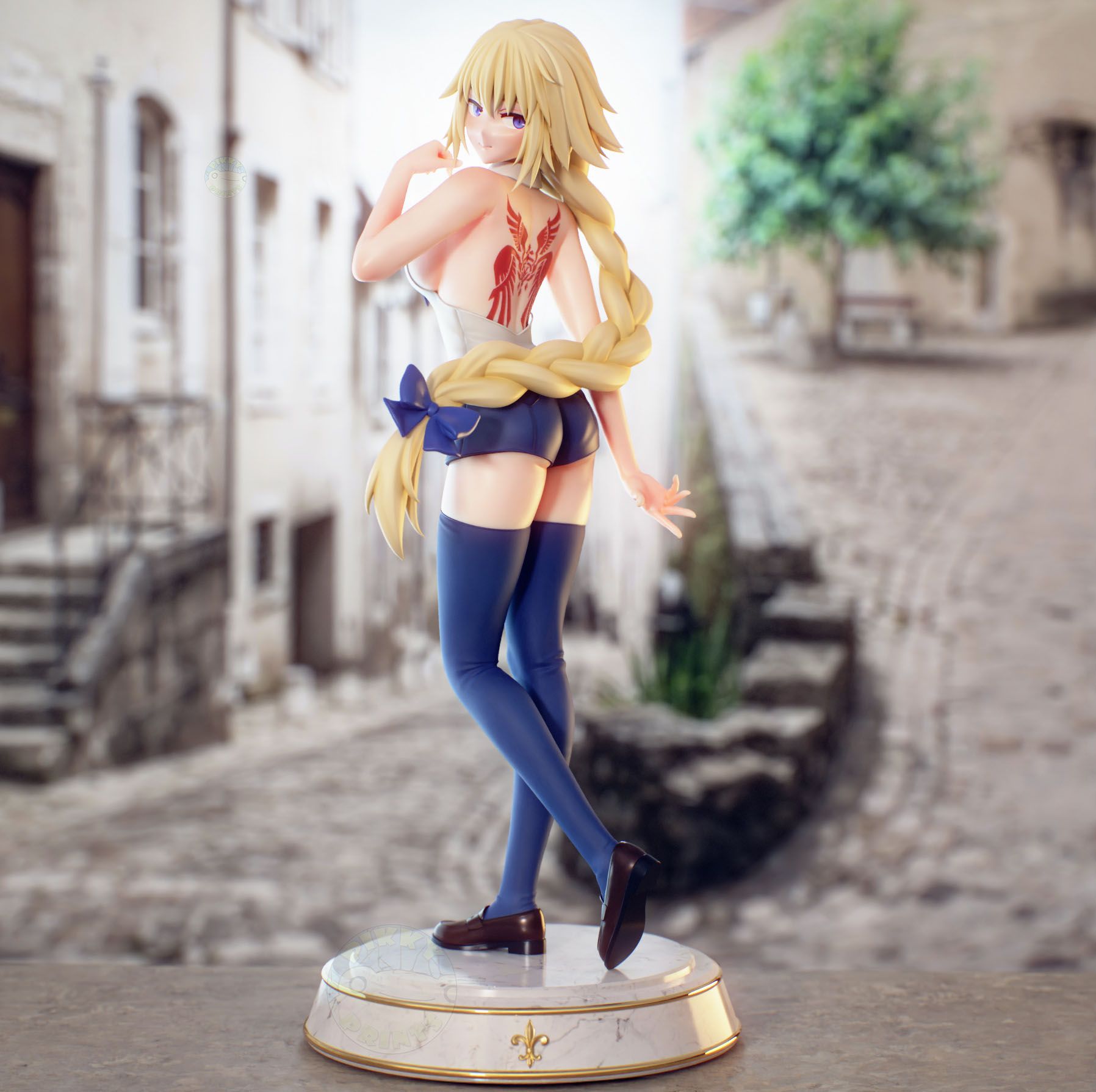 Jeanne D'Arc Statue | Fate Grand Order Fanart von PikkyPrints SFW 3d printed statue,3d printed,3d printed figure,Jeanne D'Arc Statue,Fate Grand Order Statue,sfw statue