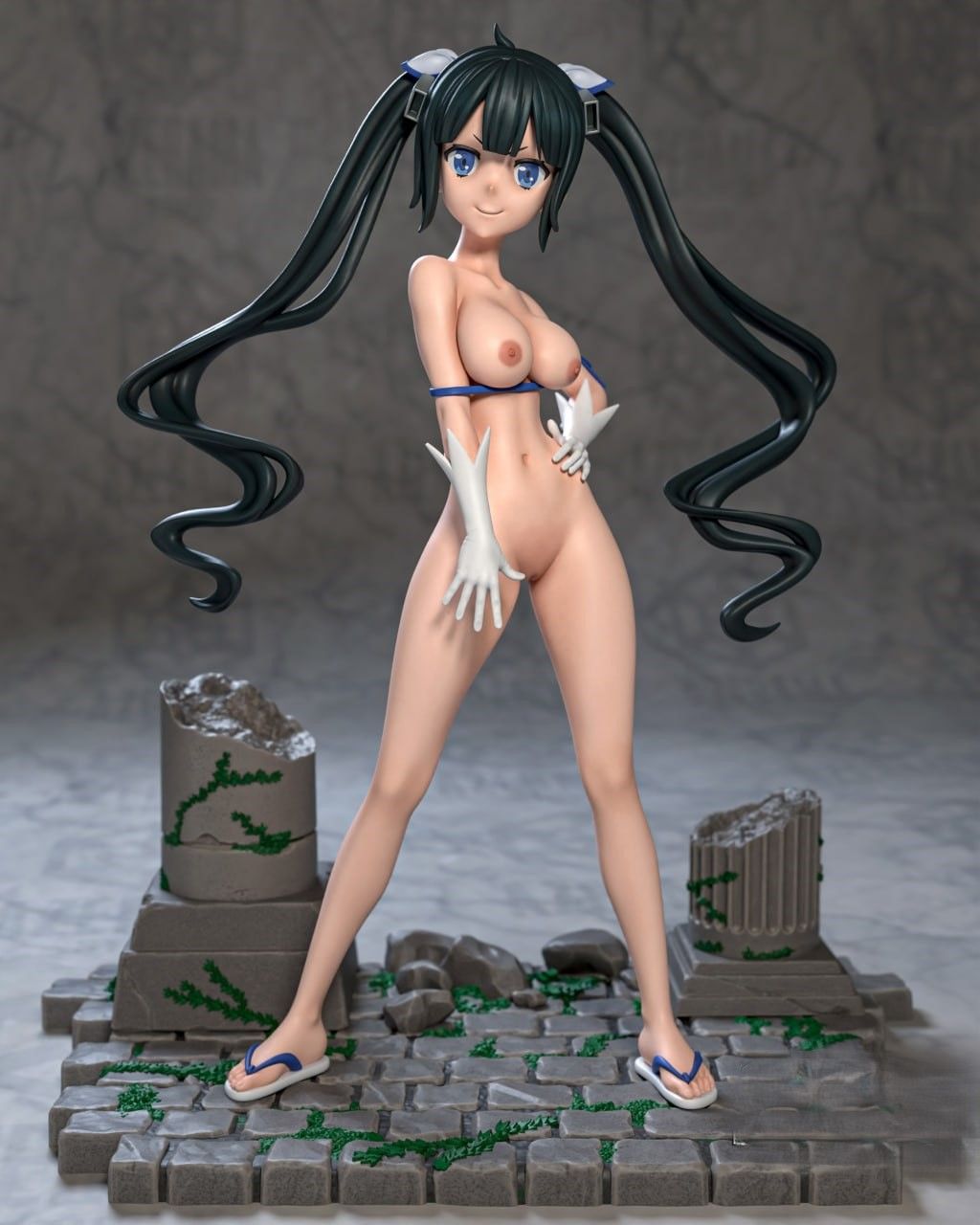 Hestia Statue | Danmachi Fan Art by Azerama SFW,NSFW 3d printed,3d printed statue,nsfw statue,Hestia statue,Danmachi statue